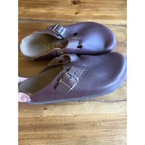 Birkenstock Soft Footbed Mens 8 (Womens 10) 41 Papillo Boston Oiled Leather Clog